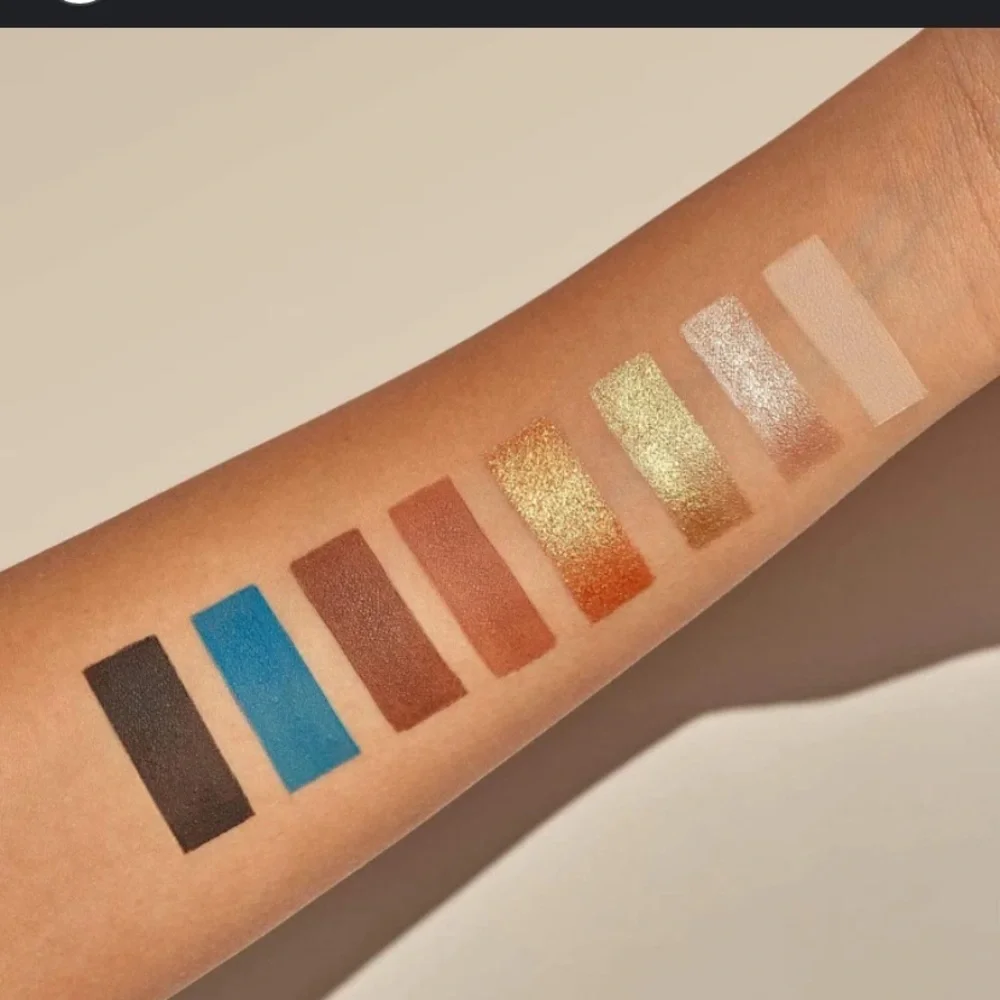 Chella Devine Eyeshadow Palette new in box casual classic blue bronze shimmer